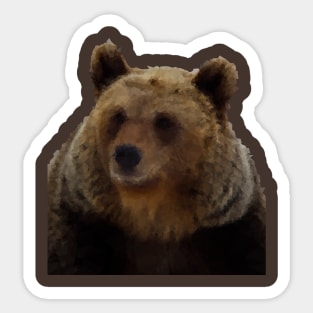 Low Poly Bear Sticker